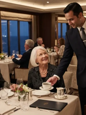 25 small gestures head waiters on luxury cruise lines quietly arrange for first-time guests over 70 that seasoned cruisers always request on night two